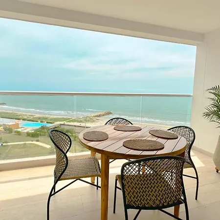 Charming Oceanfront With Balcony And Panoramic View, Colombia * Cartagena