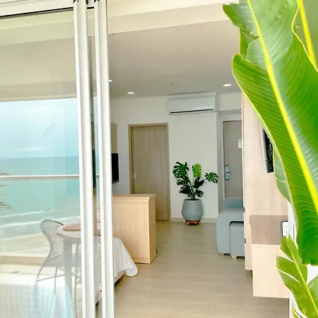 Charming Oceanfront With Balcony And Panoramic View, Colombia Apartamento *