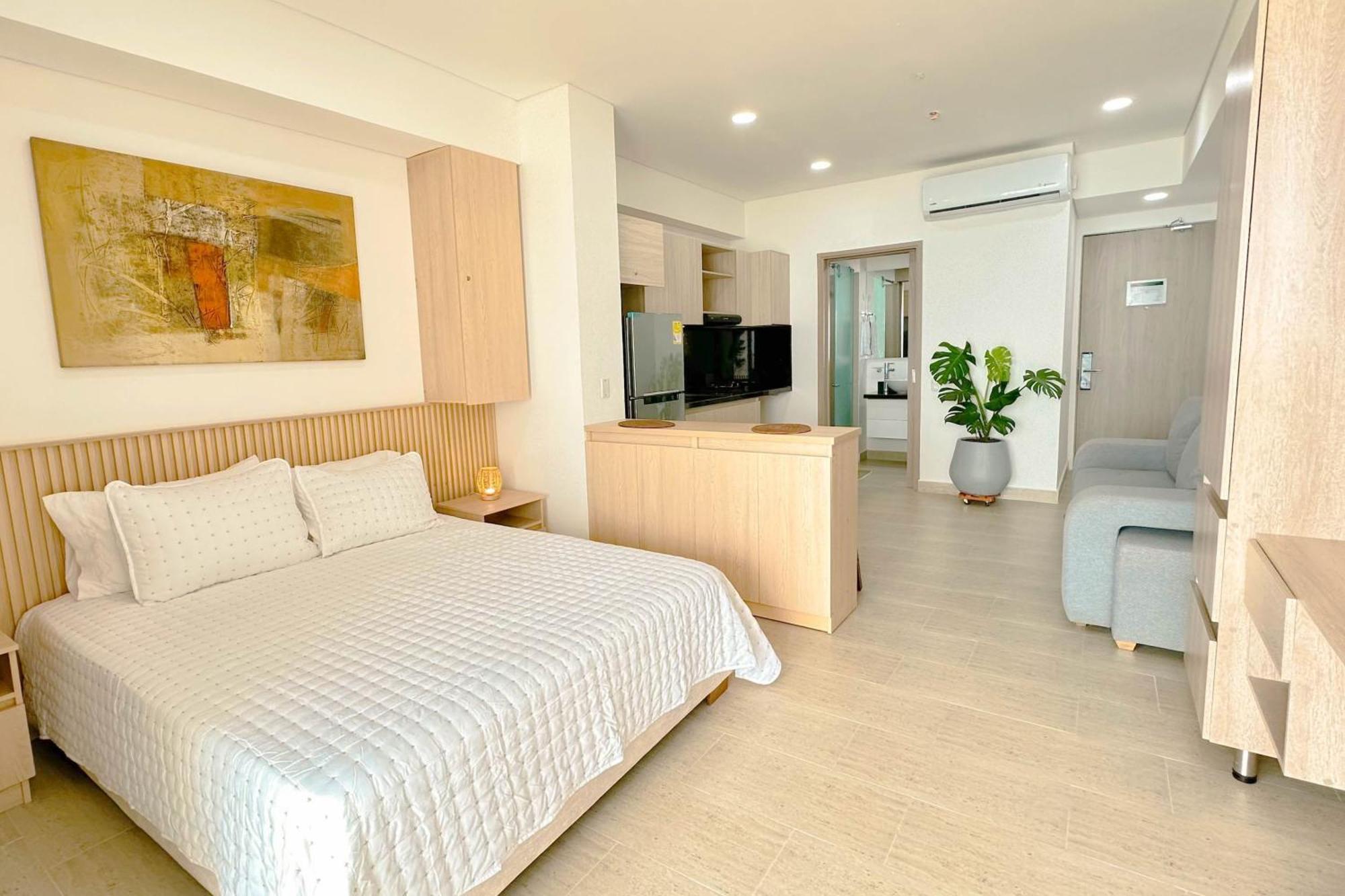 Charming Oceanfront With Balcony And Panoramic View, Colombia Apartamento Cartagena